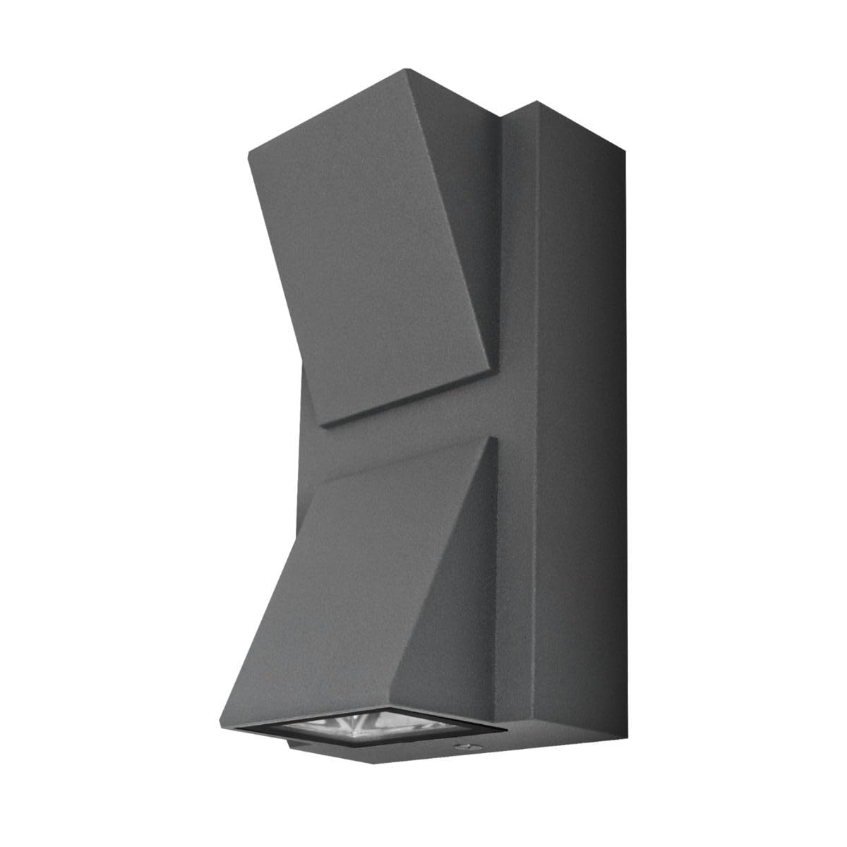 APLIQUE LED LUXE TRAPEC.GRIS IP54 6W.F