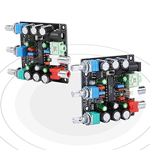 Topiky Audio Mixer Board, 2 Kanalen Versterking Voorversterker Board Upgraded HiFi Sound Audio Mixer Board voor… - Image 3