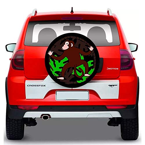 Capa para Estepe Macaco Na Floresta Ecosport CrossFox 2003 a 2017 Com Cadeado
