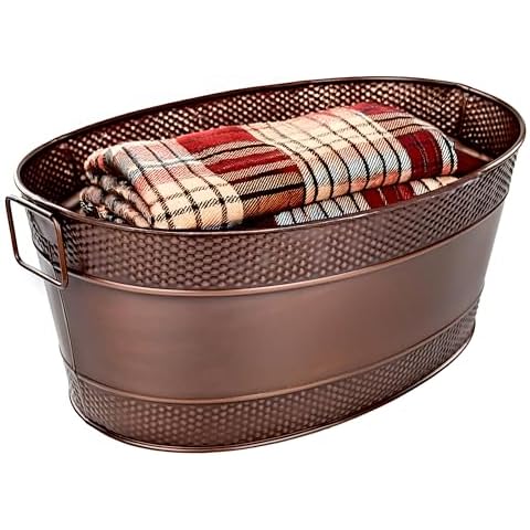 BREKX Metal Storage Basket Cover
