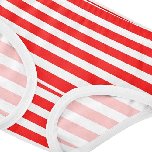 Stripe Red Stripe Toddler Girls's Underwear 2T 23008924