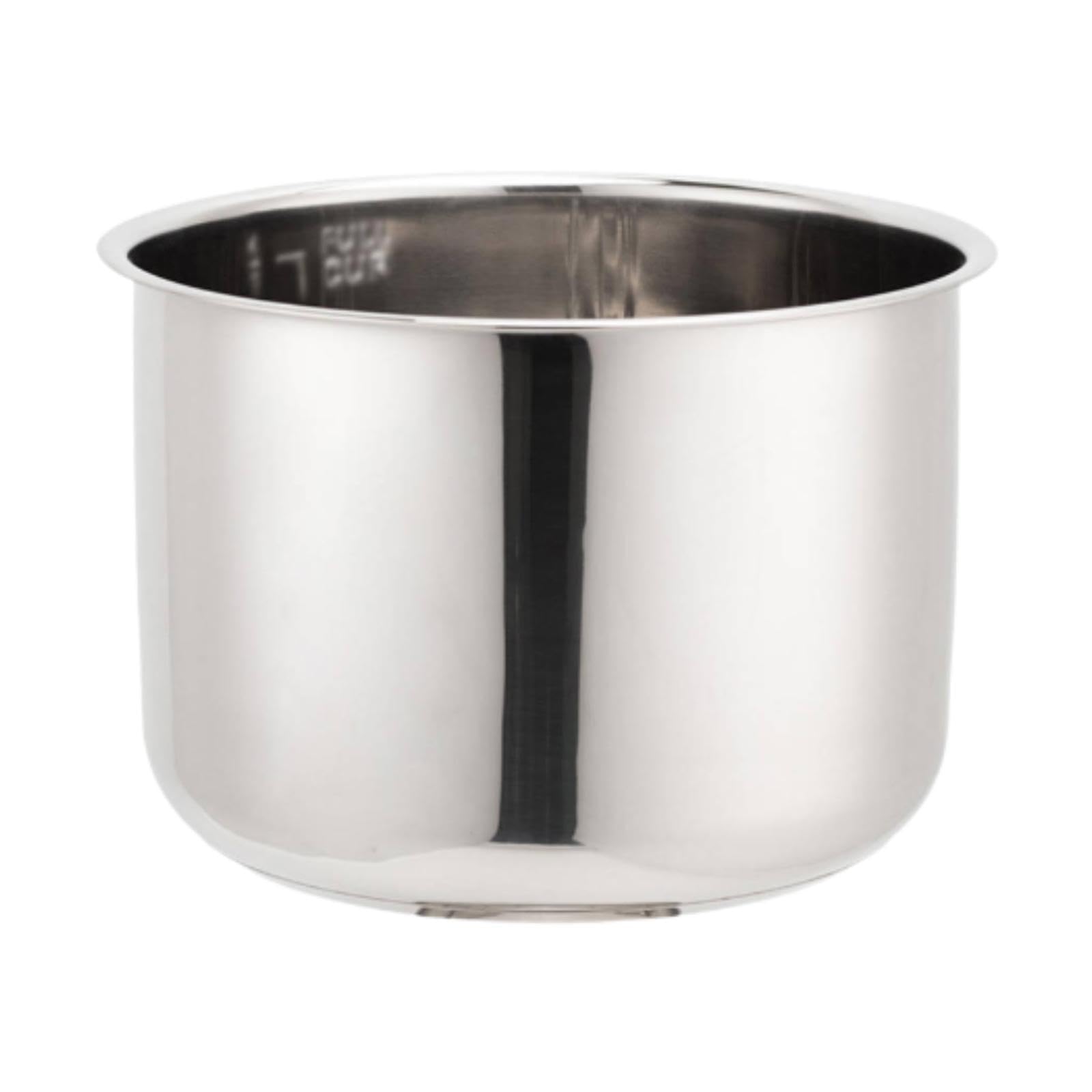 Stainless Steel Rice Cooker Inner Pot Commercial Grade Multiuse Round Cookware for Restaurant Kitchen- S