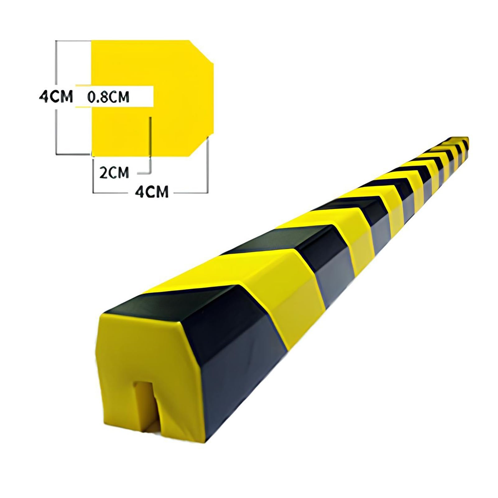 Protector de borde de espuma de 39 pulgadas, protectores de esquina autoadhesivos en forma de U, paquete de 30 parachoques de seguridad industrial para protección contra impactos