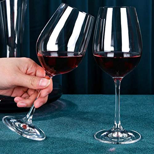 Verres à vin rouge en cristal ensemble de tasses multicolores durables - 7