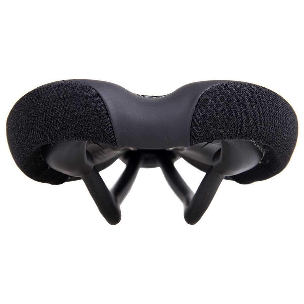 Volt Bike Seat (Saddle) - Comfortable Medium Thickness Padding, Mountain, Gravel & E-Bikes (Carbon Rail, Narrow)