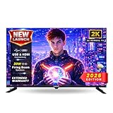 Uniboom_Optima Series 80 cm (32 inch) HD Ready LED TV 2026 Edition with 30W Sonic Boom - True Frameless - Aura Vision+ Display - 2 HDMI - 32N-ULT-AED
