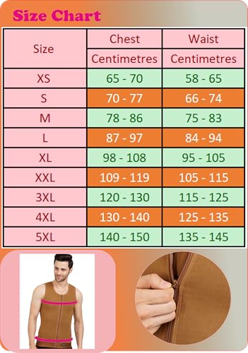 Image of GYNECOMASTIA Full Compression Vest || HIGH COMPRESSION || Front Hook and Zip Closer || Tomboy Chest Binder || Chest and Abdomen Support || Chest Shapewear