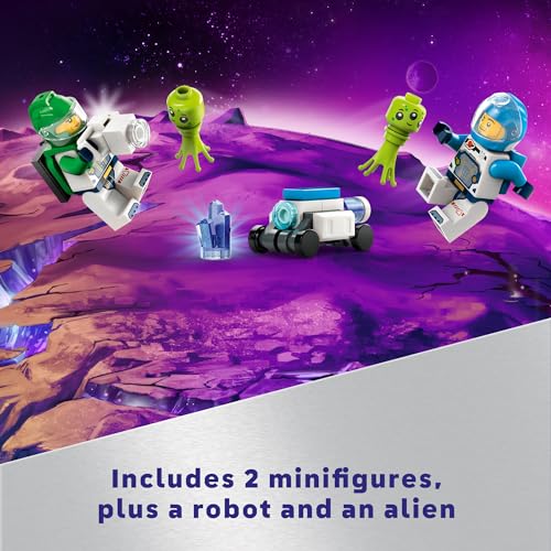 LEGO City Space Explorer Rover Toy for Boys and Girls Ages 6+, Includes Minifigures and Alien Figures