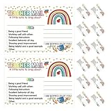 Homoyoyo Karten Lehrer 50 Stück als Belohnungspostkarten und Affirmationskarten für Schule und Erzieher im Unterricht