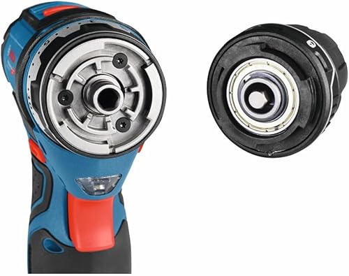 Miniatura 6 de Bosch GSR12V-140FCB22 - Destornillador eléctrico inalámbrico de 12 V, juego de taladro eléctrico de cabezal múltiple 5 en 1 e ITBHQC201 de 2 14