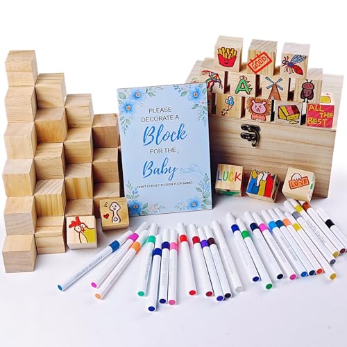 EIGTWEN Kit de sinais divertidos de 78 peças para chá de bebé, ideias únicas para chás de bebé, jogos mais divertidos de todos os tempos onde possa desenhar o conteúdo do seu coração, adequado