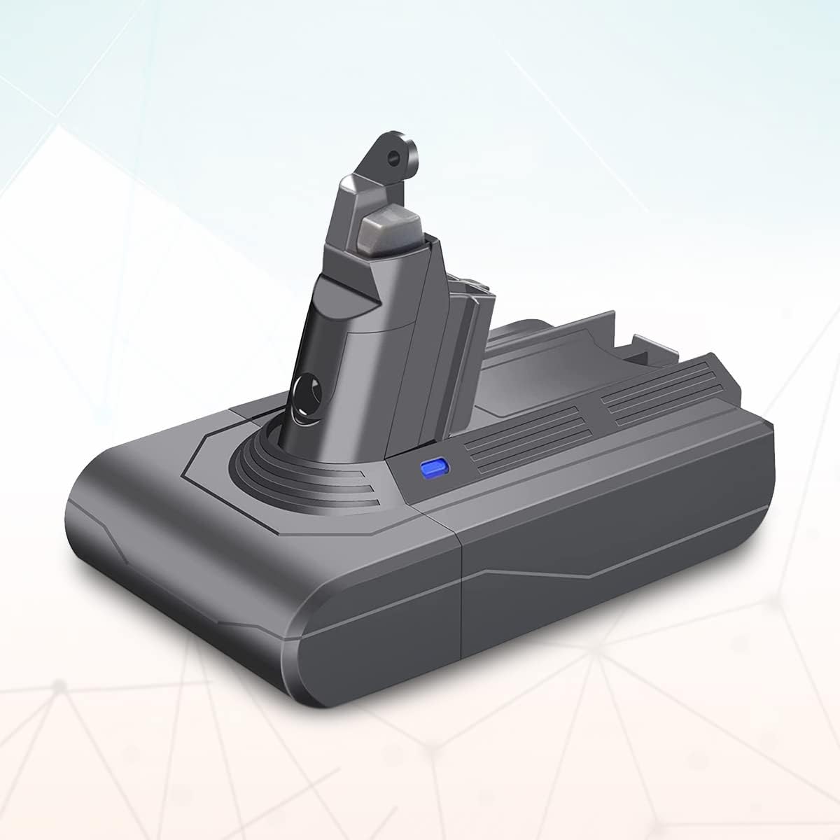 BatPower 21.6V 6500mAh 140Wh Battery Replacement for Dyson V6 Vacuum Battery Animal Absolute Motorhead Slim DC58 DC59 DC61 DC62 DC72 DC74 SV03 SV04 SV05 SV06 SV07 SV09 21.6V 2100mAh 46Wh