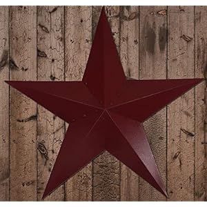 Primitivehomedecorsrusticred48dimensionalbarnstar Urban Country Home Decor Primitive home decors rustic red 48 dimensional barn star urban country home decor