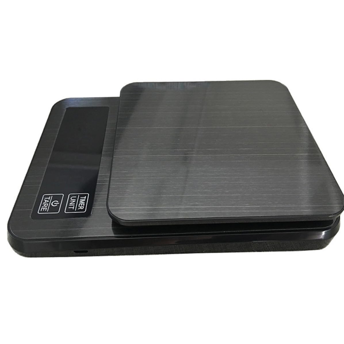Báscula Digital de Cocina Pantalla LED con Temporizador y Sensores de Precisión, Capacidad 5kg sin Baterías Adecuado para Cocinar y Hornear