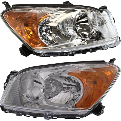 Replacement Headlight Set Compatible with Toyota RAV4 2009-2012 3.5L V6