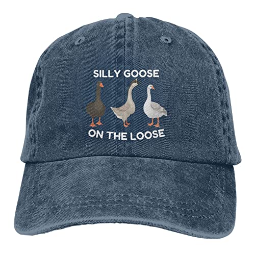Image of Funny Silly Goose Hat Silly Goosee On The Loose Hat for Women Dad Hats Funny Hats