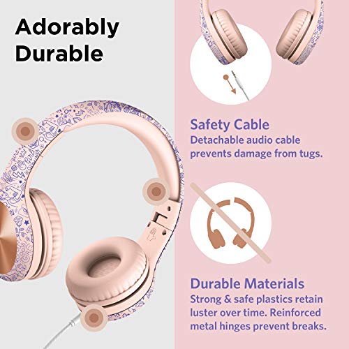 LilGadgets Connect+ Pro Wired Kids Headphones - Designed with Kids' Comfort in Mind, Child-Friendly Foldable Over-Ear… - Image 4
