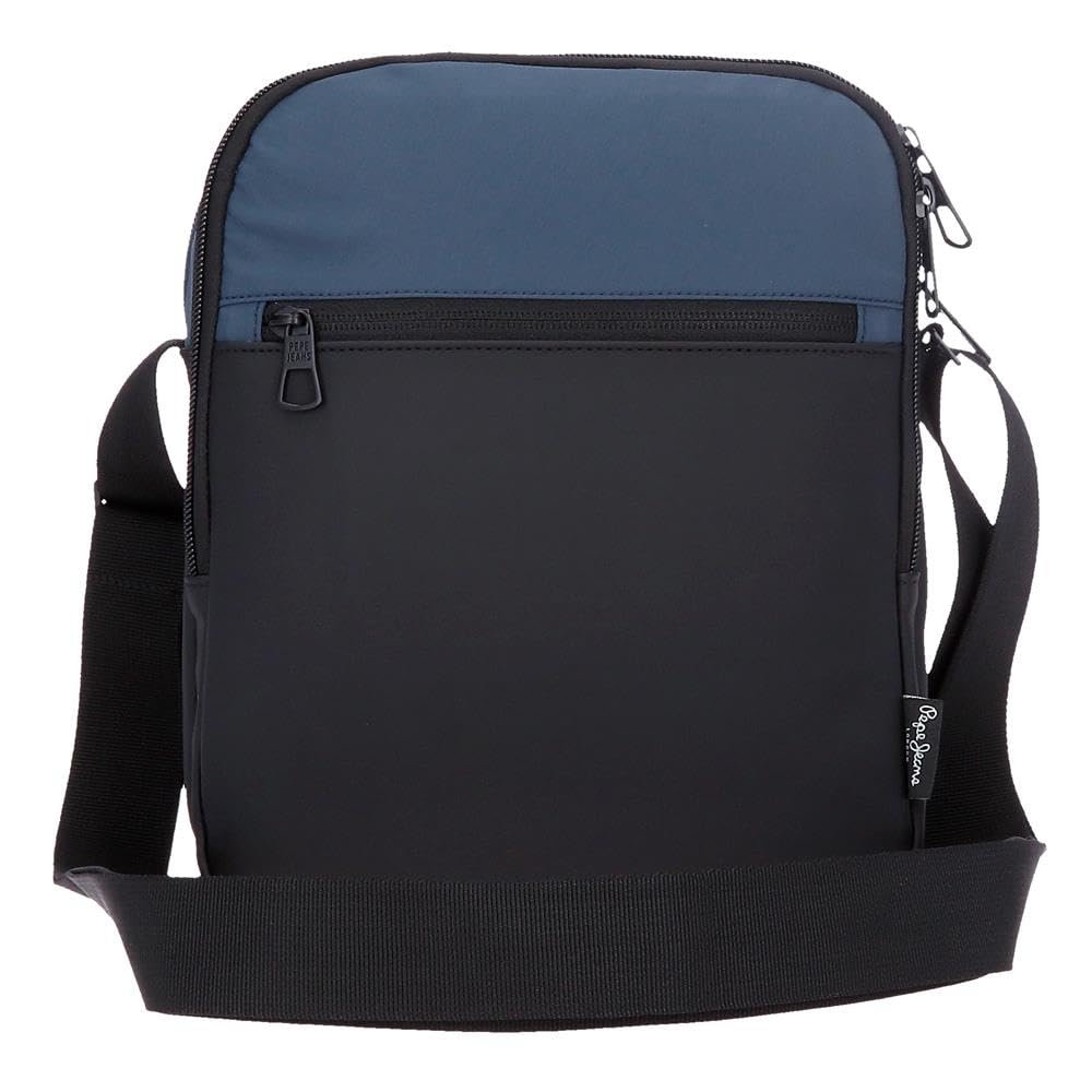 Pepe Jeans Sail up Obudowa na messenger Portatablet Niebieski 22x27x8 cm Poliester i PU by Joumma Bags, Niebieski, Talla única, Torba na ramię