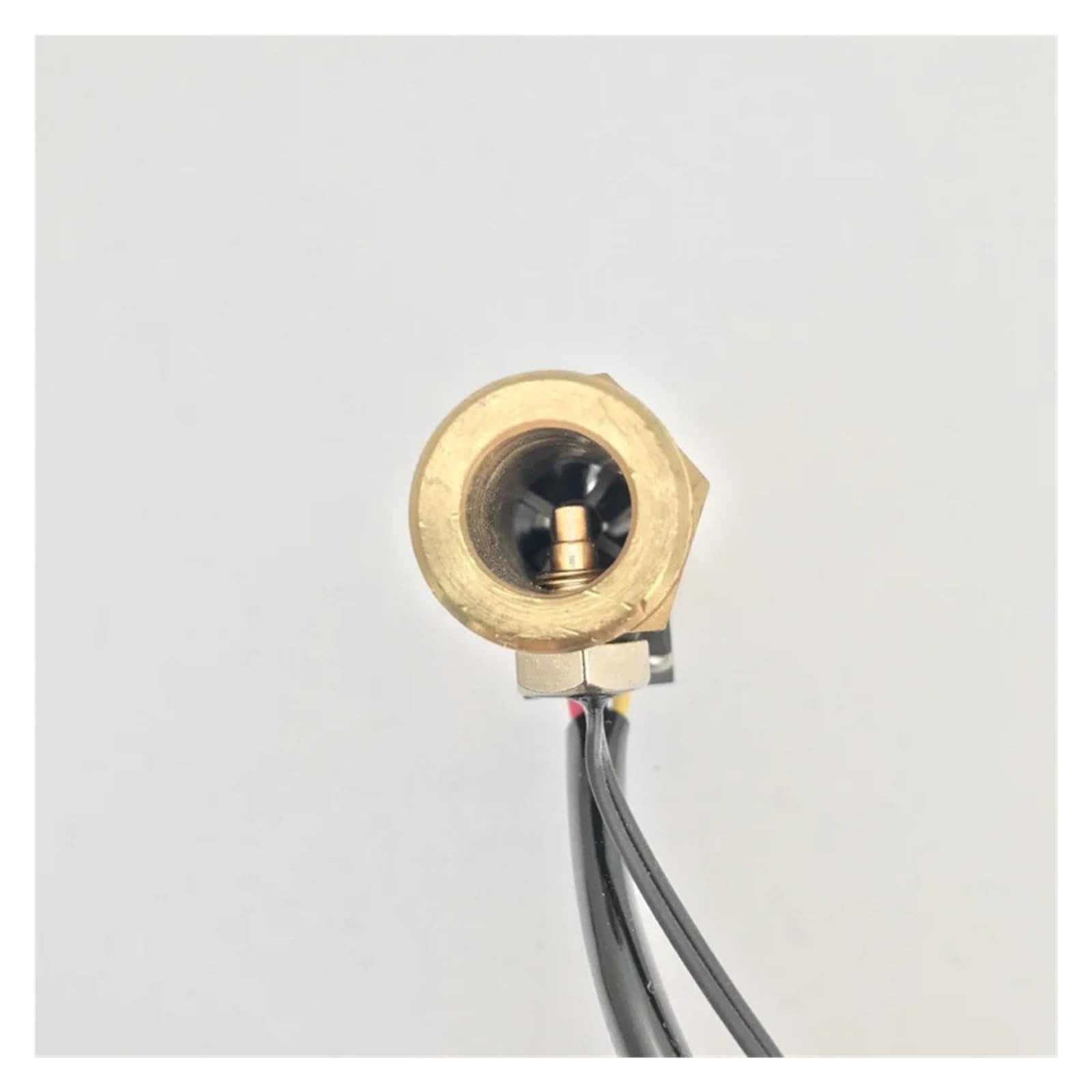 LBBCQVJK USC-HS21TLT Brass Body Hall Effect Water Flow Sensor with Temperature Sensor NTC50K 1-30L/min Male G1/2