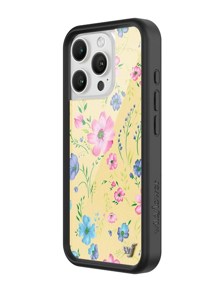 Image of Wildflower Cases - iPhone 16 Pro Compatible - Bellissima | Impact-Certified 6.5 ft Drop Protection Case, Raised Protective Bumper, Cute Aesthetic Design, Women-Owned Small Business