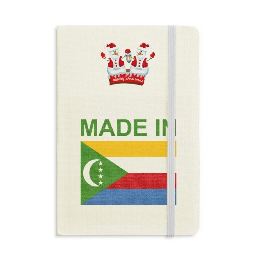 Carnet de notes Comores, une idée cadeau originale avec motif hiver