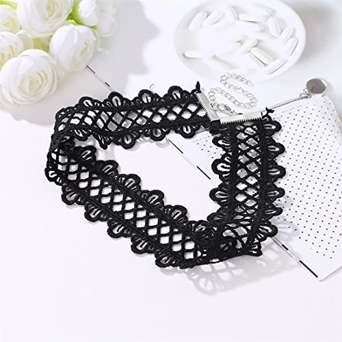 Prosy Halskette aus schwarzem Samt, gotisch, verstellbar, für Frauen und Mädchen