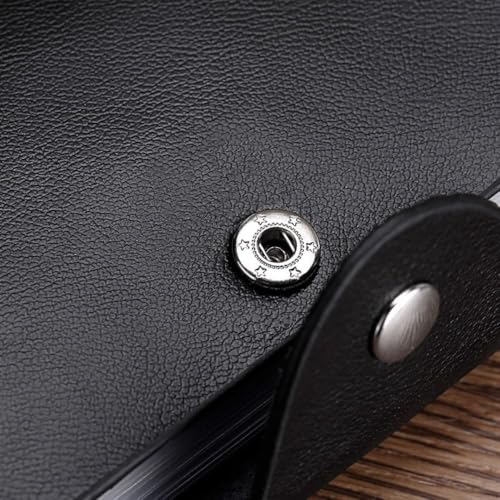 Pocket Case Solid Color Portable PU Credit ID Card Organizer Simple Card Holder Bag(red)3