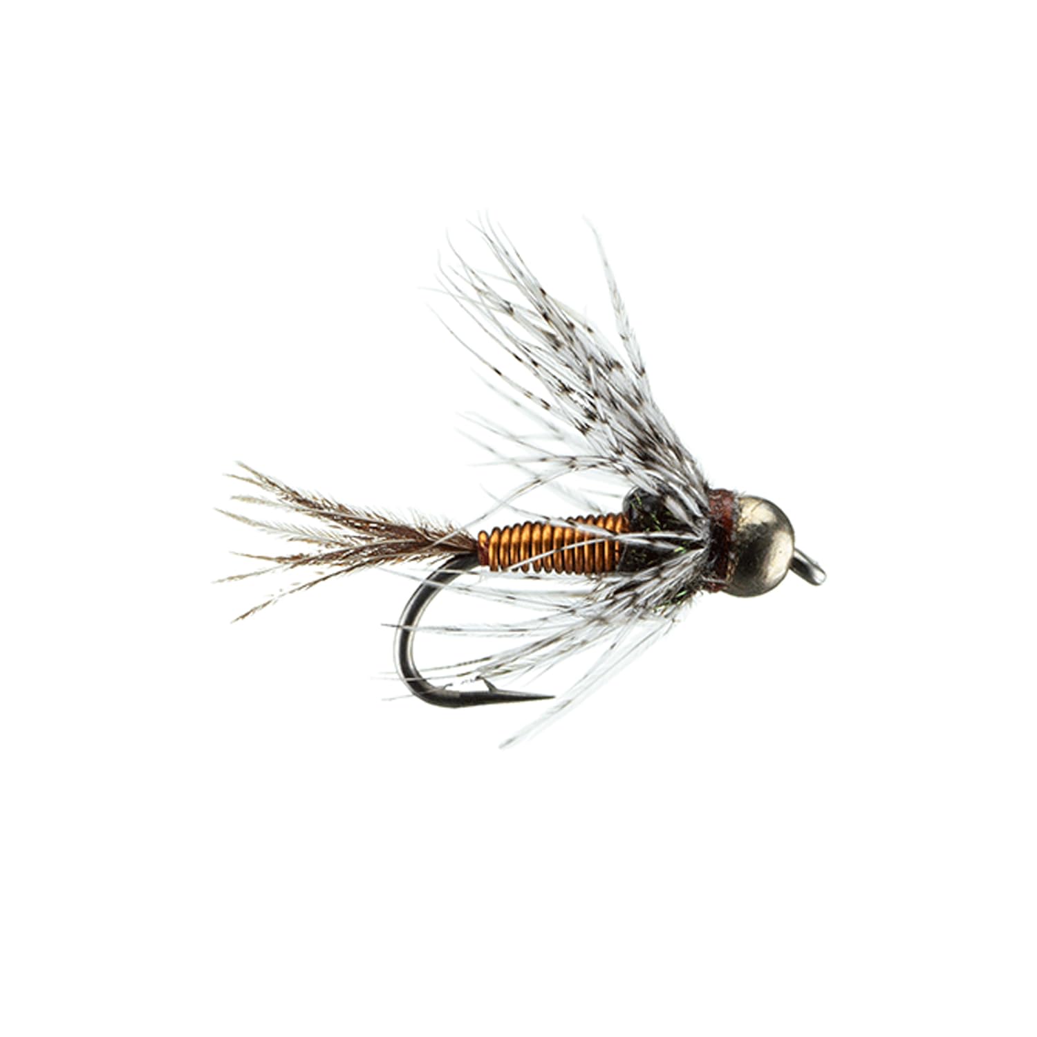 Fly Fishing Flies by Colorado Fly Supply - Copper John Soft Hackle Fly Fishing Fly - Premium Fly Fishing Flies and Lures for Trout - Fishing Tackle and Gear - 3 Pack of Flies - Hook Size 14