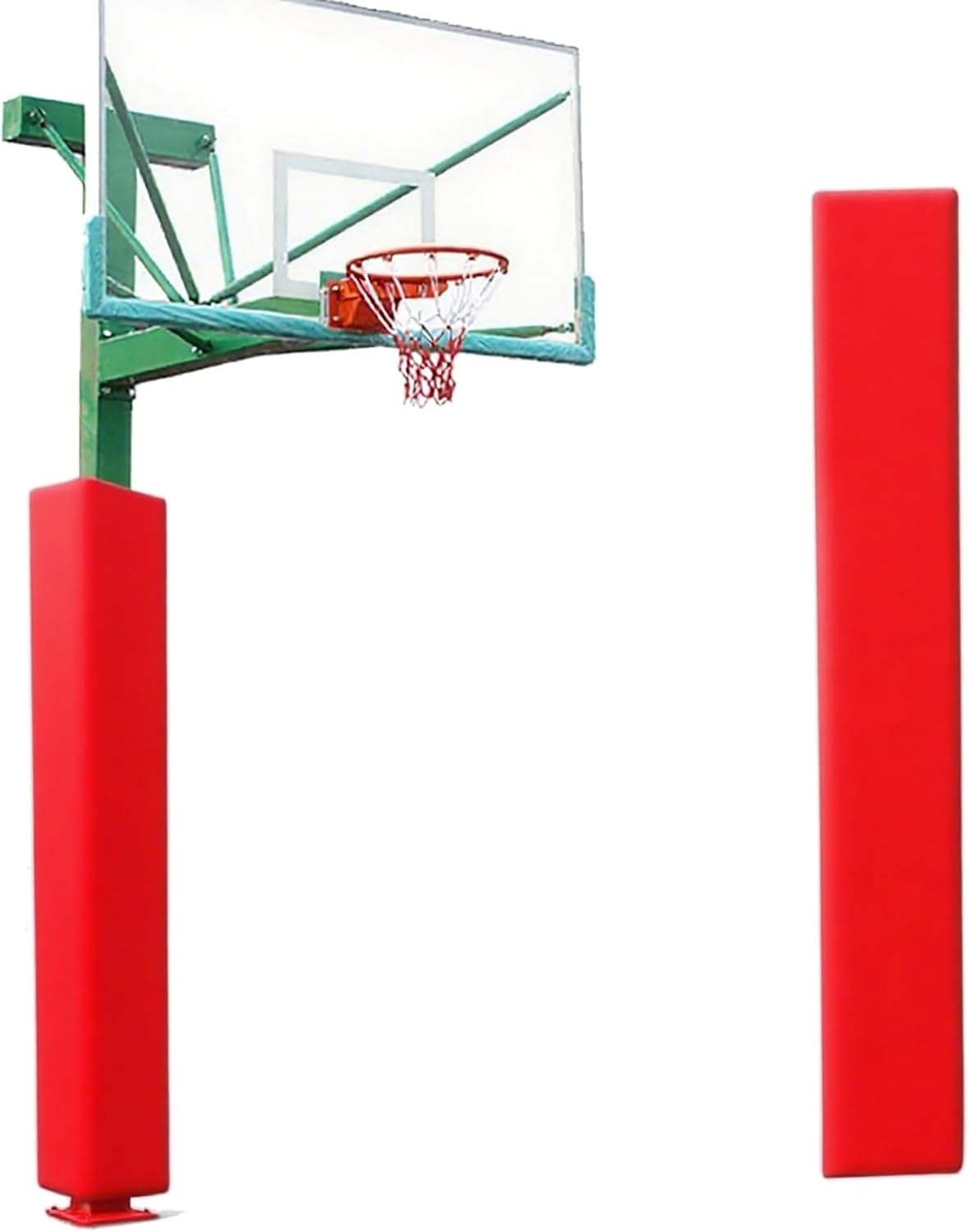 Adjustable Basketball Goal Padding for Square Pole - 70" Weather-Resistant Heavy-Duty Pole Pad for Outdoor Courts & Basements - Safe Protection Pads