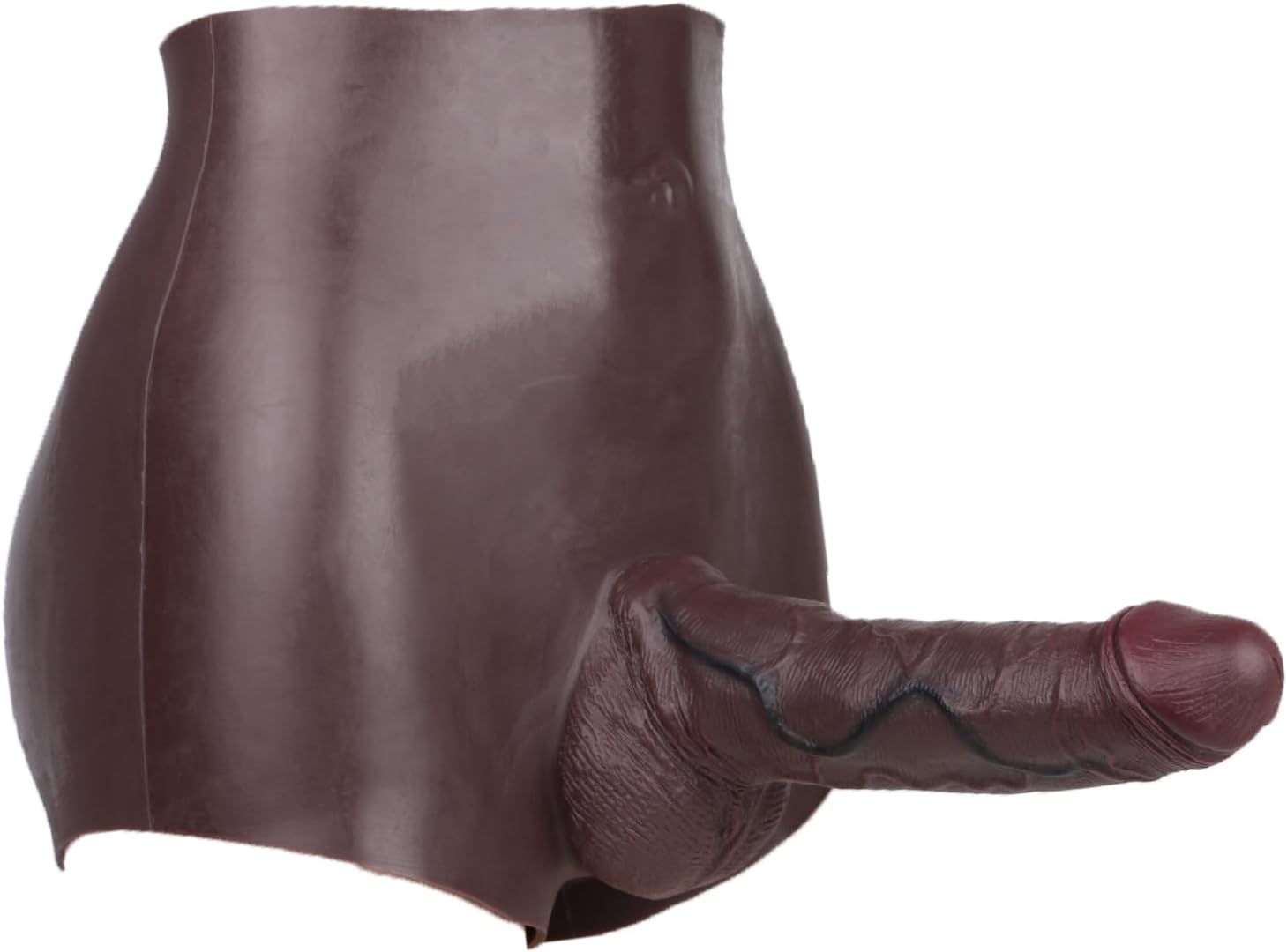 Strap On Dildo Silicone Harness Black Dildo Panties, Strap On Harness with 9.76" Realistic Hollow Penis, Transgender Clothing Penis Enlarge Sleeve Panties, G Sport Anal Play Sex Toy for Couple Gay Men