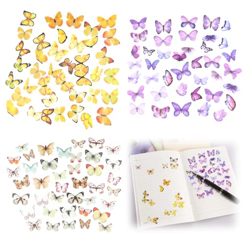 Pegatinas Mariposas Scrapbooking 120 Piezas Pegatinas Retro Washi Diy Mariposa Álbum De Recortes Pegatina Decoración Para Álbumes De Fotos De Bricolaje, Diario, Cuaderno, Calendario, Manualidades Cover
