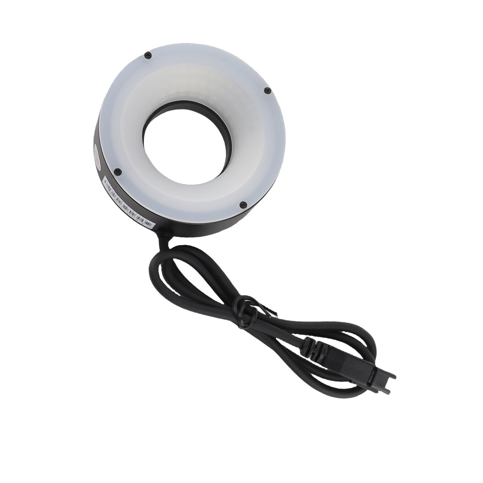 Microscopio estéreo con luz LED, lámpara de aleación de aluminio de 24 V con iluminación potente para cámara industrial, binoculares y tornos pequeños, 30 mm de