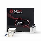 InvisiLight Home Fiber Kit: Wired Internet Where You Need It – Create a Nearly Invisible Wired Connection for Wi-Fi, Gaming, and More – Ultra-Thin 0.6mm Fiber, DIY Installation, Up to 1Gbps Speed