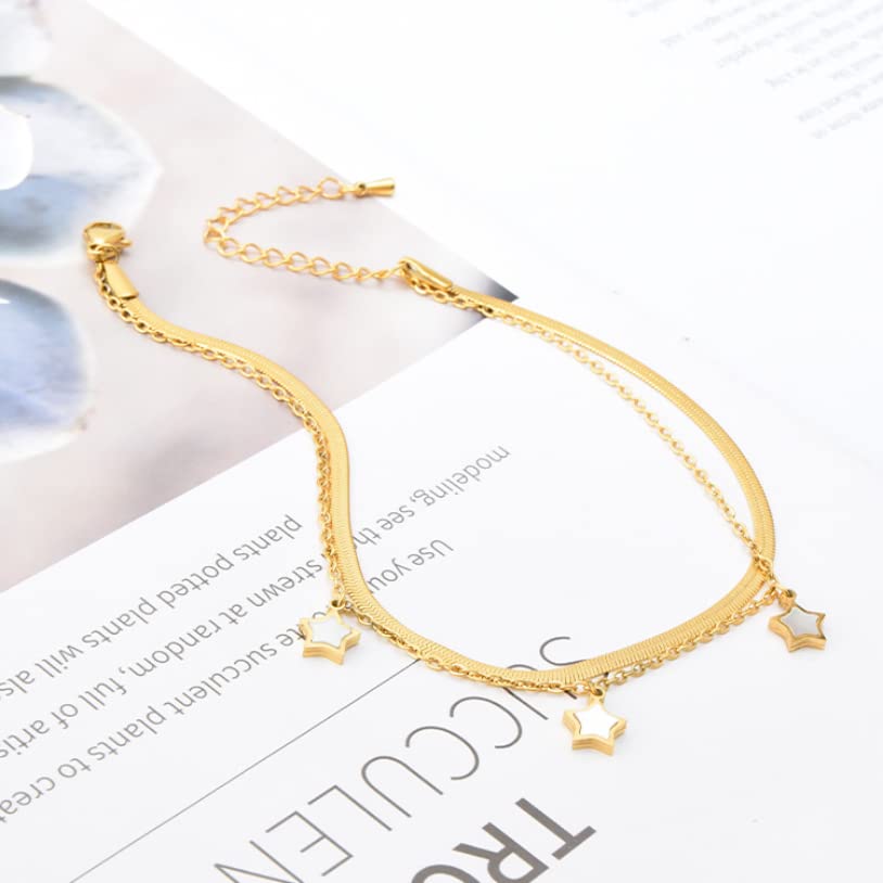 Cavigliera/Cavigliere Cavigliera con Ciondolo a Catena per Donna Bracciale sulla Gamba Perline Braccialetti alla Caviglia Sandali all'Uncinetto Cavigliere Gioielli Gambe Braccialetti alla Caviglia