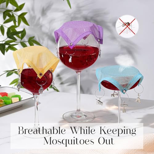 Housse de verre à vin contre le vent : solution lestée Mumufy pour protéger vos boissons - 5