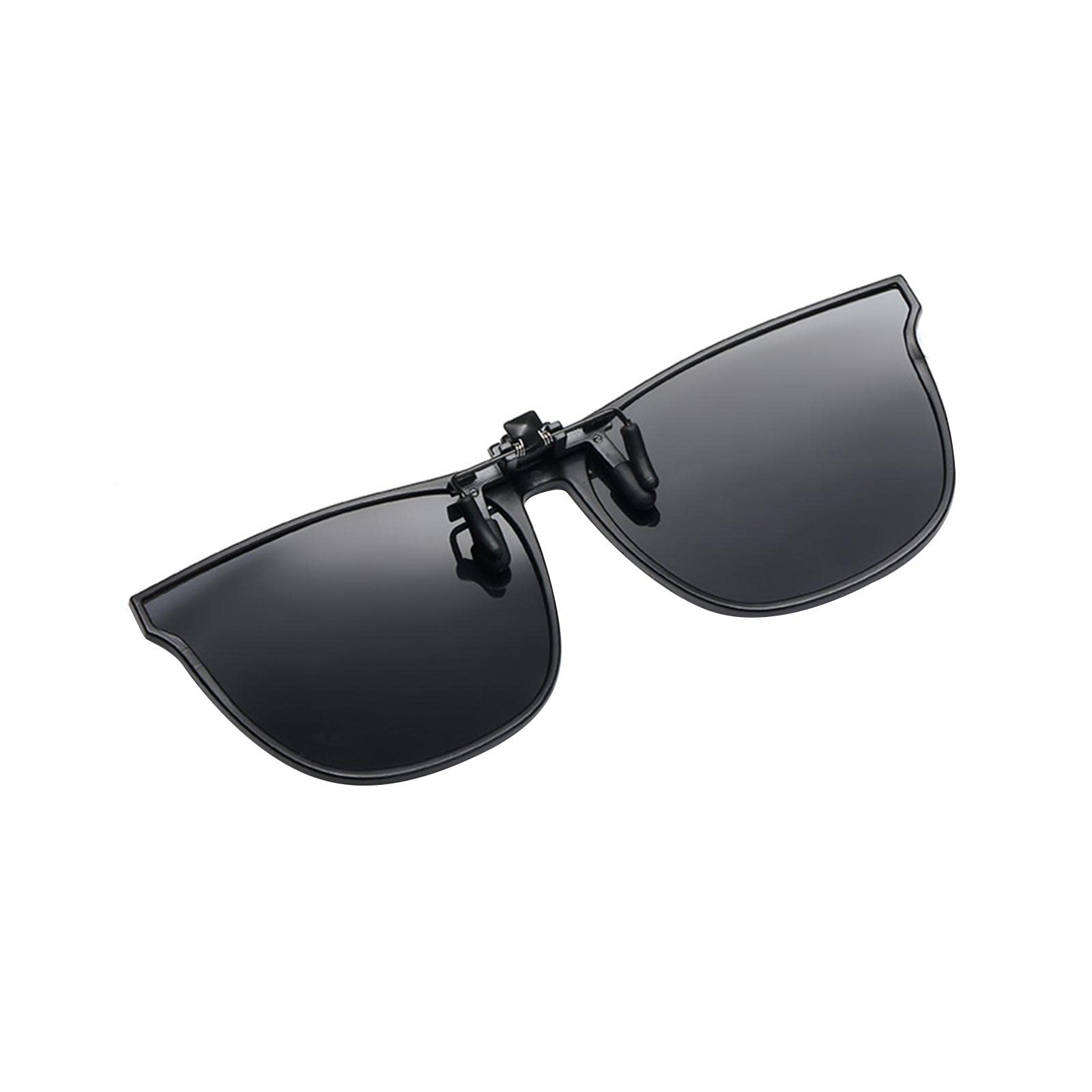 Polarized Clip On Sunglasses Lens Flip up Anti Glare Fishing Driving Glasses Black|Clothing, Shoes & Accessories | Mens Accessories | & Fashion Eyewear | Sunglasses-image-45