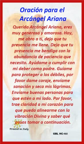 Archangel Ariana The Archangel of Special Children born with disabilities candles set of 2 or 4 with Prayer Card (1)