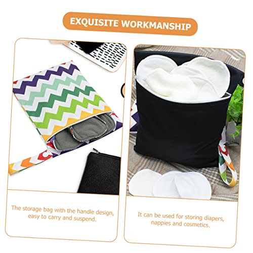 Set de 3 bolsas organizadoras para pañales con cremallera miniatura 5