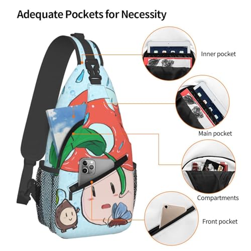 Mochila Unisex con Estampado de Girasol y Setas miniatura 4