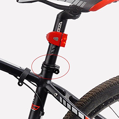 VGEBY1 Bicycle Seat Post Clamp, 34.9mm Aluminum Alloy Bike Seat Post Clip for Mountain & Road Bikes Cycling Seat Post Lock(Black) - Image 4