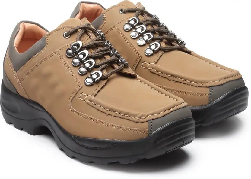 Image of Action | DOTCOM | DCE-122 | Men's | Lace-Up | Boots | Comfortable | Cushioned | Anti-skid | Sturdy | Casual | Shoes