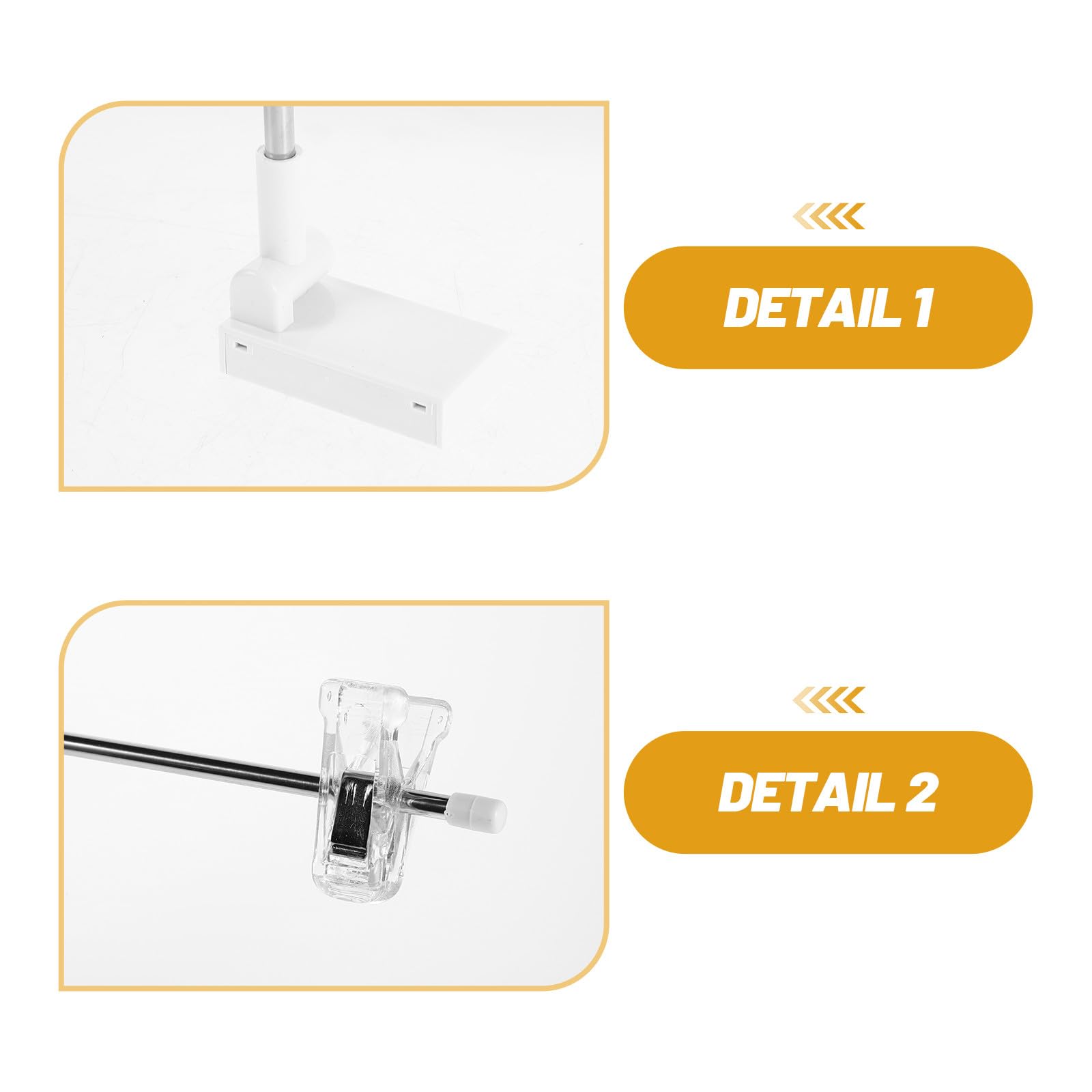 NUOBESTY Supporto per fondale piccolo da 2 pezzi: supporto per fondale fotografico regolabile - supporto per striscioni a forma di T da tavolo, supporto per fondale portatile per feste, carta