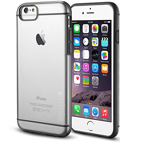 INVELLOP iPhone 7 case, GRAYCLEAR iPhone 7 Case [Prime Series] Scratch-Resistant Clear Slim Fit Cover with Shock Absorbent TPU Hybrid Bumper Protection iPhone 7 4.7 Case (GrayClear)