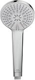 Ideal Standard Ceratherm T25 Sistema doccia, soffione doccia a risparmio idrico con getto variabile e protezione antiscottatura (CoolBody), flessibile doccia 1600 mm – Cromato (315x492,5x1117 mm) - 5