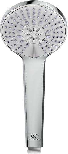 Ideal Standard Ceratherm T25 Sistema doccia, soffione doccia a risparmio idrico con getto variabile e protezione antiscottatura (CoolBody), flessibile doccia 1600 mm – Cromato (315x492,5x1117 mm) - 5