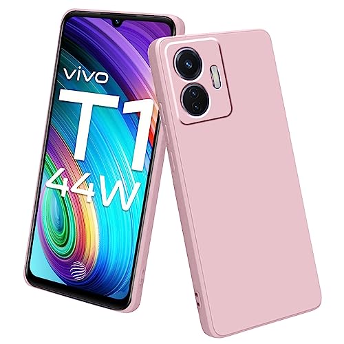 LIRAMARK Store LIRAMARK Silicone Pink Case for iQOO Z6 44W / Vivo T1 - Image 2