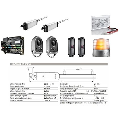 SOMFY - Automatisme motorisation vis sans fin port...