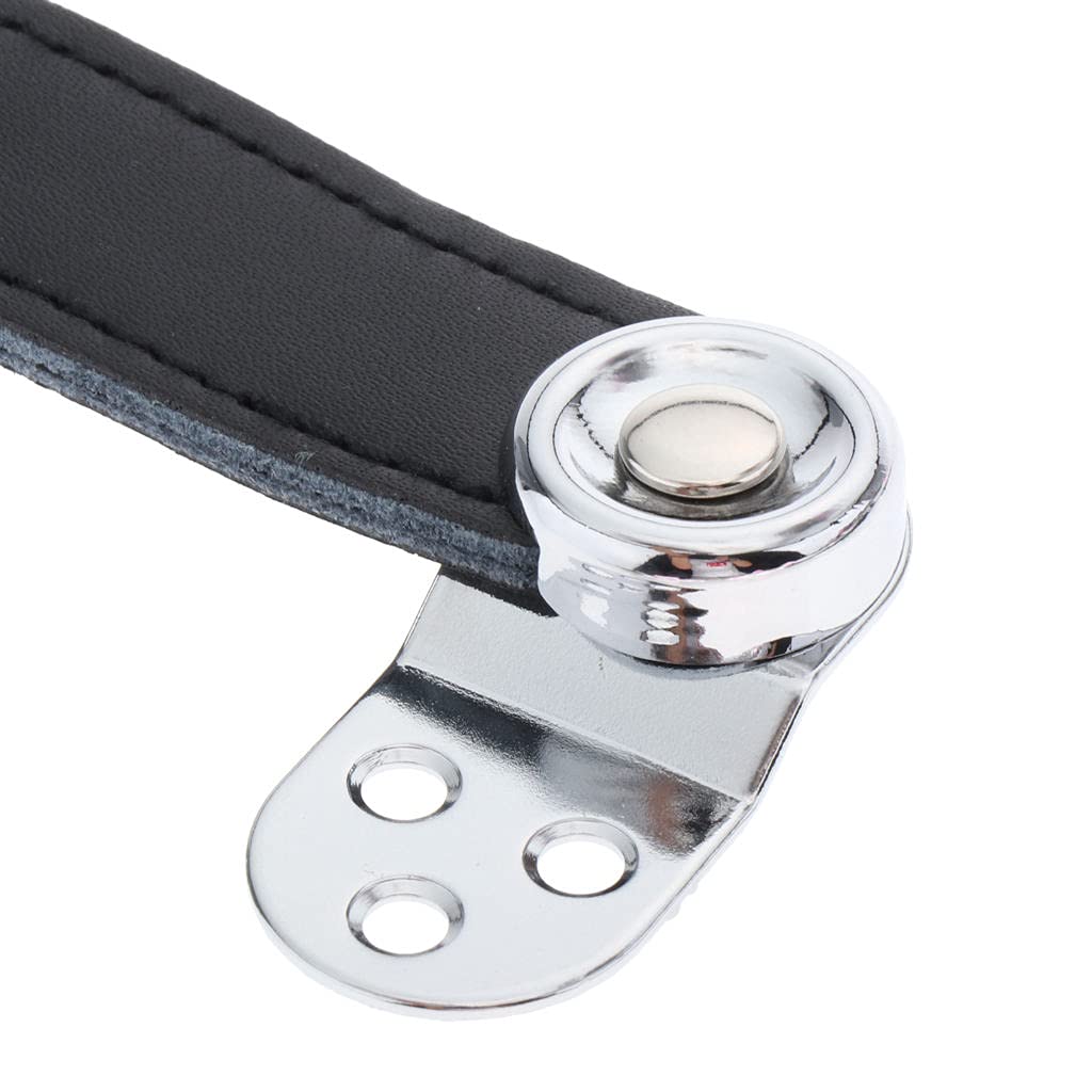SM SunniMix Balghalter, Balgverschluss für Akkordeon, 7 Cm ~ 8,6 Cm, Schwarzer Balgriemen