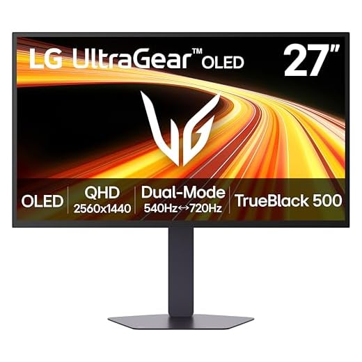 LG 27GX790B-B 27” Ultragear QHD (3440 x 1440) OLED Gaming Monitor, Dual Mode (QHD 540Hz/ HD 720Hz), 0.02ms, TrueBlack 500, NVIDIA G-Sync Compatible, AMD FreeSync Premium Pro, DP 2.1, USB-C, Black