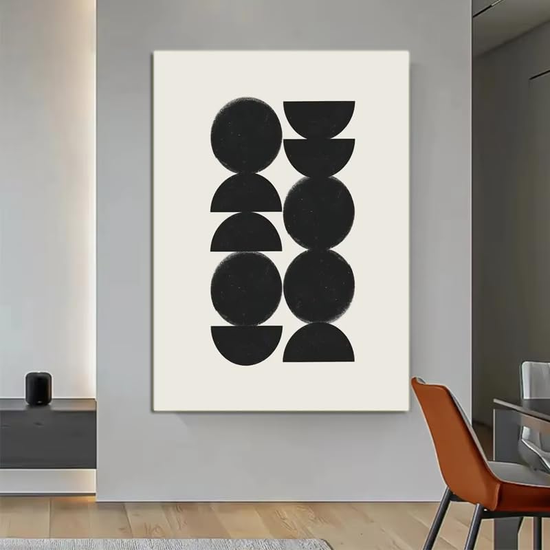 Art géométrique abstrait moderne pour habiller un mur vide sans cadre 30x45